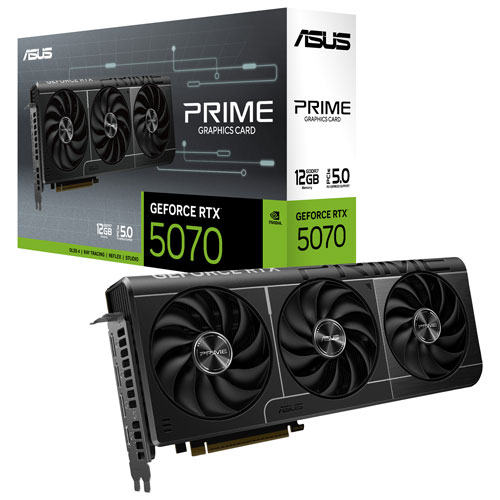 GeForce RTX 5070 PRIME 12GB PCI-E w/ HDMI, Triple DP
